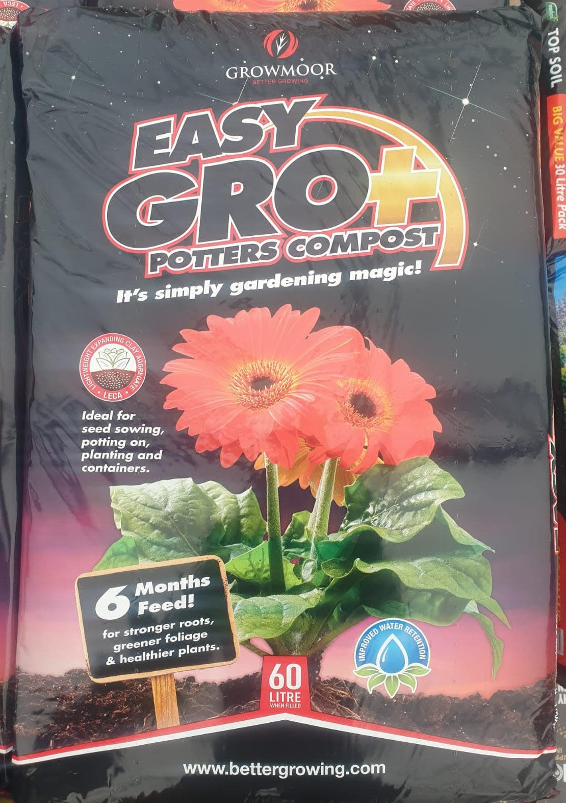 Growmoor Gro+ Potters Compost 60L